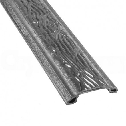 KM55112 Поручень полый древесная текстура 14*60*3000мм