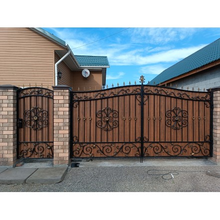 KMart16 Ворота и калитка дизайн 16