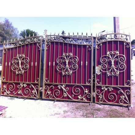 KMart16 Ворота и калитка дизайн 16