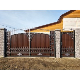 KMart46 Ворота и калитка дизайн 46