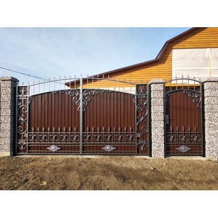KMart46 Ворота и калитка дизайн 46