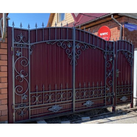 KMart46 Ворота и калитка дизайн 46