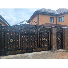 KMart05 Ворота и калитка дизайн 05