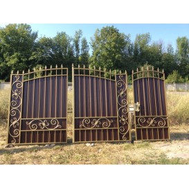 KMart09 Ворота и калитка дизайн 09